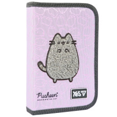 Пенал твердий "YES" /533741/  1 відділ. з двома клапанами HP-04 Pusheen Delicacy 14*21*4см (1/48)