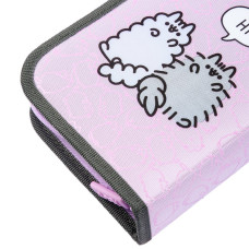 Пенал твердий "YES" /533741/  1 відділ. з двома клапанами HP-04 Pusheen Delicacy 14*21*4см (1/48)