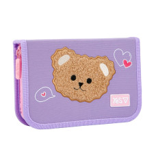 Пенал твердий "YES" /533728/  1 відділ. з клапаном HP-03 Bear Rules 13*21*3см (1/48)