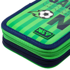 Пенал твердий "YES" /533714/  2 відділ. HP-01 Football Fan 13*21*4см (1/48)