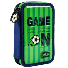 Пенал твердий "YES" /533714/  2 відділ. HP-01 Football Fan 13*21*4см (1/48)