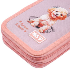 Пенал твердий "YES" /533713/  2 відділ. HP-01 My Puppy 13*21*4см (1/48)