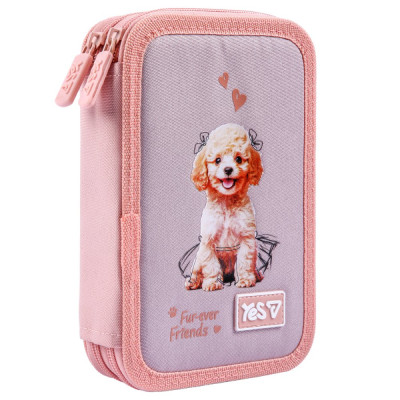 Пенал твердий "YES" /533713/  2 відділ. HP-01 My Puppy 13*21*4см (1/48)