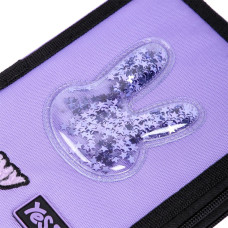 Пенал твердий "YES" /533708/  2 відділ. HP-01 Shiny Bunny 13*21*4см (1/48)