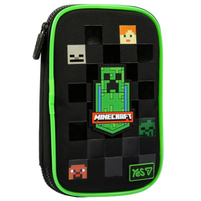 Пенал-книжка "YES" /533778/ з LED  PH-35 Minecraft Reality 24*16*4см (1/24)