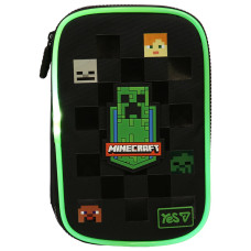 Пенал-книжка "YES" /533778/ з LED  PH-35 Minecraft Reality 24*16*4см (1/24)