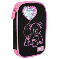 Пенал-книжка "YES" /533777/ з LED  PH-35 Pink Bear 24*16*4см (1/24)