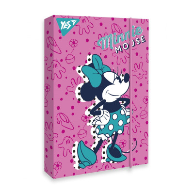 Папка для праці карт. на гумці А4 "YES" /491956/ "Minnie Mouse" (1/20)