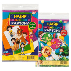 Картон кольоровий А4/14арк."Бумвест" /18В08/ 7 кол., 235г/м2, європідвіс (30)
