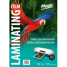 Плівка для ламінування "Magic" глянець ф. А3 (303mm*426mm) (100арк.) товщ. 100(50/50) мкм кольор. упак. /1008/