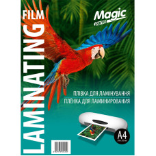 Плівка для ламінування "Magic" глянець ф. А4 (216mm*303mm) (100арк.) товщ. 60(38/22) мкм кольор. упак /0607/