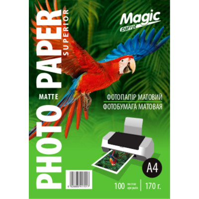 Фотопапір "Magic"  A4 матовий  170 г (100 арк. ) Superior /7017/