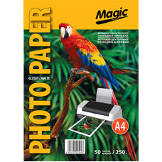 Фотопапір "Magic"  A4 2-хстор глянц-мат    250 г (50 арк.) /5053/