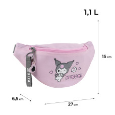 Сумка-бананка дитяча "Kite" /HK25-2577-1/ 27x15x6,5 см, Kuromi (1/100)