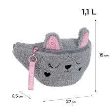 Сумка-бананка дитяча "Kite" /K25-2577-1/ 27x15x6,5 см, Sweety Cat (1/100)