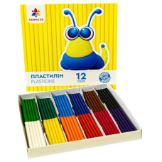 Пластилін "ГАММА'UA" 12 кол. /200312/ 192 г (1/24)