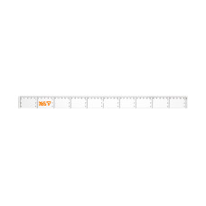 Лінійка 50см "YES" /370735/ "Orange Line" прозора (1/24/288)