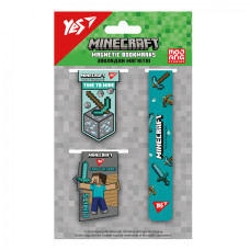 Закладка-магніт "YES" /708346/ "Minecraft", 3 шт (1/10/50)