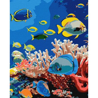 Картина за номерами "Ідейка" /KHO6704/  "Життя океану" 40*50см