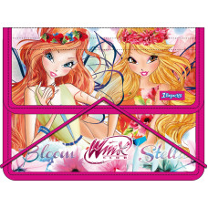 Папка для зошитів пл. на гумці В5 "1В" /491178/ "Winx" (24/96)