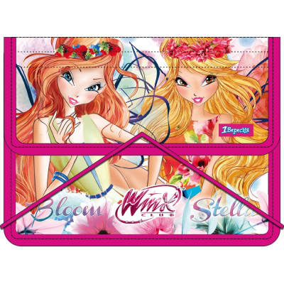 Папка для зошитів пл. на гумці В5 "1В" /491178/ "Winx" (24/96)