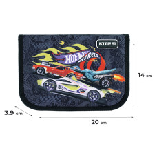 Набір "Kite" /SET_HW24-501S/ рюкзак + пенал + сумка для взуття 501S Hot Wheels (67250) (1/8)