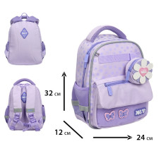 Рюкзак дитячий "YES" /550461/ K-37XS Flower Smile 30,5*24*11,5см (1/20)