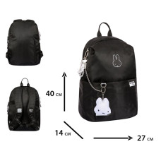 Рюкзак "YES" /550314/ T-105M Miffy Black&White 40*28*12см (1/20)