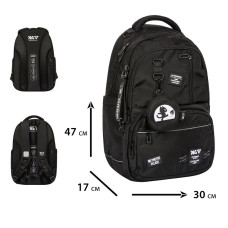 Рюкзак шкільний "YES" /550374/ TS-50L Black Cat 45*32*14см (1/12)