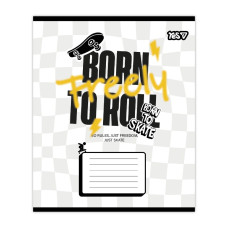 Зошит уч. "YES" 18арк.== /768718/ "Born to skate" (25/400)