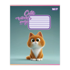 Зошит уч. "YES" 24арк.# /768900/ "Cute vibes only" (20/320)