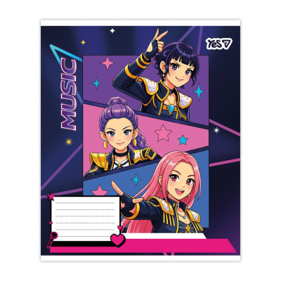 Зошит уч. "YES" 24арк.== /768953/ "K-POP musik" (20/320)