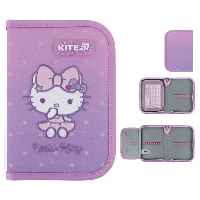 Пенал "Kite" /HK25-621/ 1 від., 1 відв., без наповнення 621 Hello Kitty (1/48)