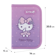 Пенал "Kite" /HK25-621/ 1 від., 1 відв., без наповнення 621 Hello Kitty (1/48)
