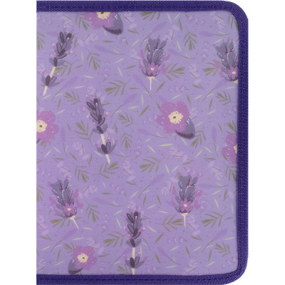 Папка на блискавці А5+ "Axent" /1805-39-A/ Laura Ashley Lavender-4 (1/12/144)