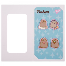 Індекс регістри "YES" /170419/ "Pusheen", пластик, 80 шт (4х20) (1/10/1000)