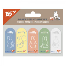 Індекс регістри "YES " /170440/ ПАПЕРОВІ "Miffy", 55*22мм  (5диз.*20арк.) (1/24/288)