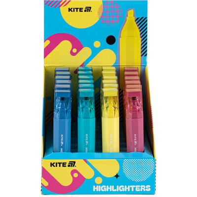 Маркер текстовий "Kite" /K24-1144/ "Highlighter"  Creative Trendy Colors (24/288)
