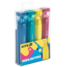 Маркер текстовий "Kite" /K24-1144-4/ "Highlighter"  Creative Trendy Colors, набір з 4-х кольорів (1/50)