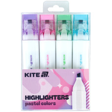 Маркер текстовий "Kite" /K24-1145-4/ "Highlighter"  Creative Pastel Colors, набір з 4-х кольорів (1/50)