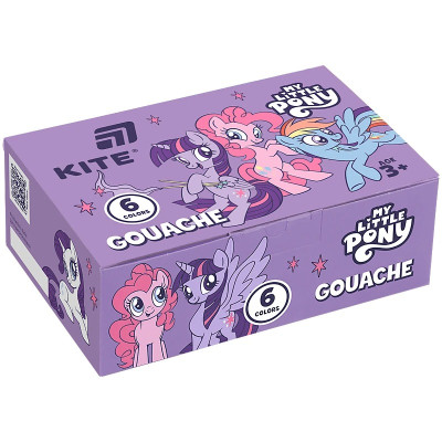 Гуаш "Kite" 6 кол. 20 мл /LP25-062/ My Little Pony (1/24)