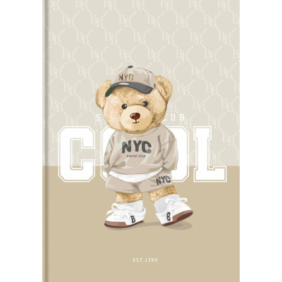 Зошит А4/80арк. "Student" інтегр.обкл. /A4-IC-080-7080L/ == мат/лам+виб. УФ лак, крем.блок (4/12)