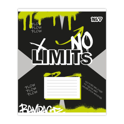 Зошит уч. "YES" 36арк.# /768840/ "No limits" (15/240)