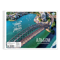 Альбом для малювання "Бріск" А4/30арк.пруж.(100г/м.кв) САВ-2 (10/80)