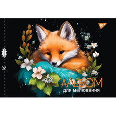 Альбом для малювання А4/28арк. "YES" /130562/ (100г/м2) скоба, з перфорацією (6/84)