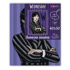 Алмазна мозаїка "SANTI" /955333/ "Wednesday Addams", 40*50 см