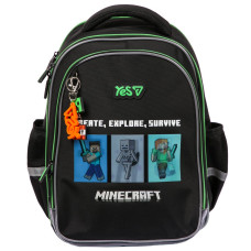 Рюкзак шкільний "YES" /550244/ S-111M Minecraft Reality 38*29*18см (1/8)