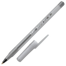 Ручка кулькова "BIC" Round Stic зі штрихкодом  /9205681/ чорна (60)