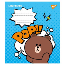 Зошит уч. "YES" 18арк.# /766329/ "Line friends" (25/400)