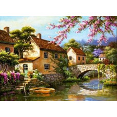 Алмазна мозаїка "Go to art" /178730/ "Country style" 40*50см 